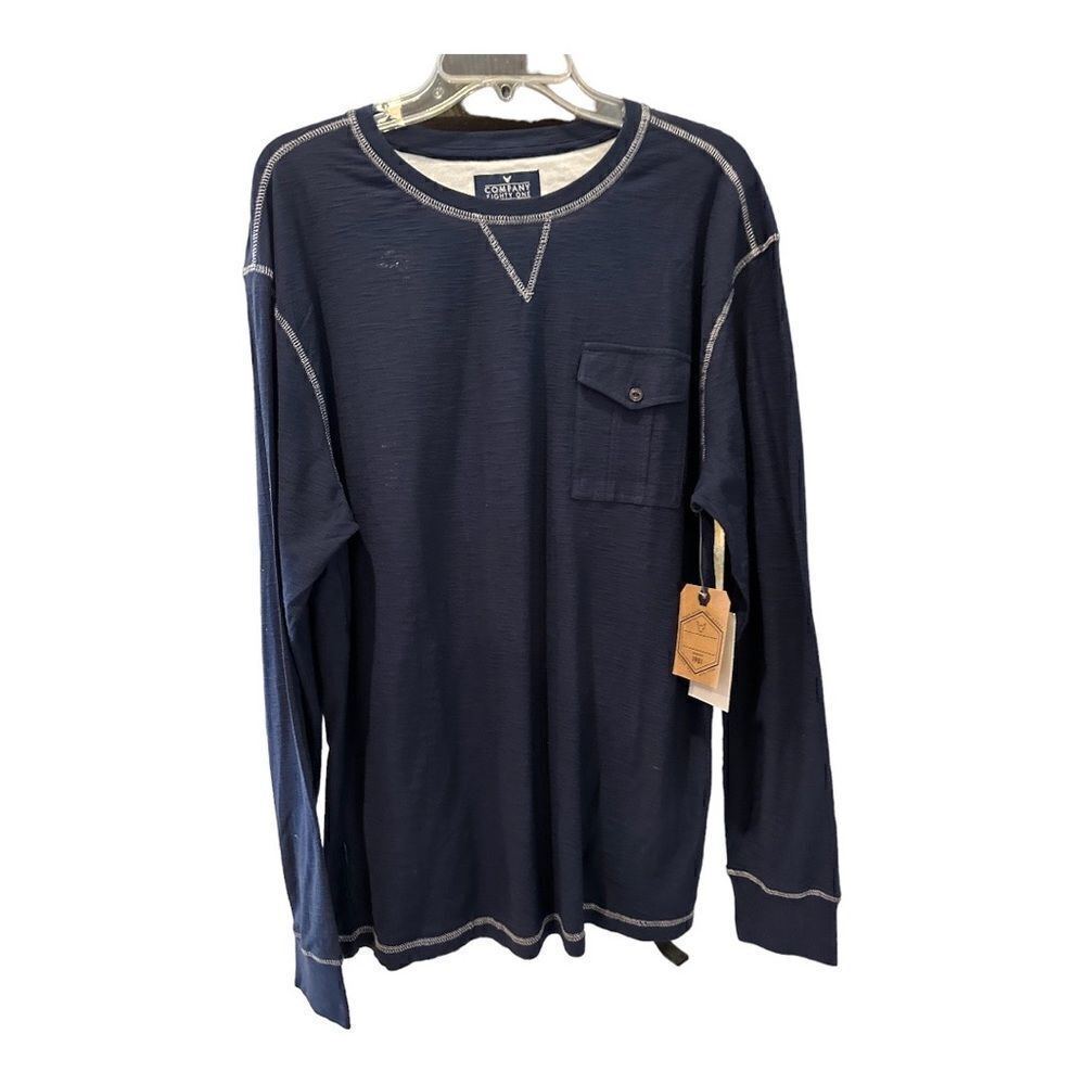 Company eighty one blue Henley NWT